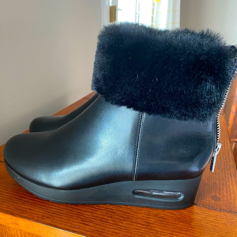 DKNY booties.